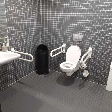 Ein behindertengerechtes WC